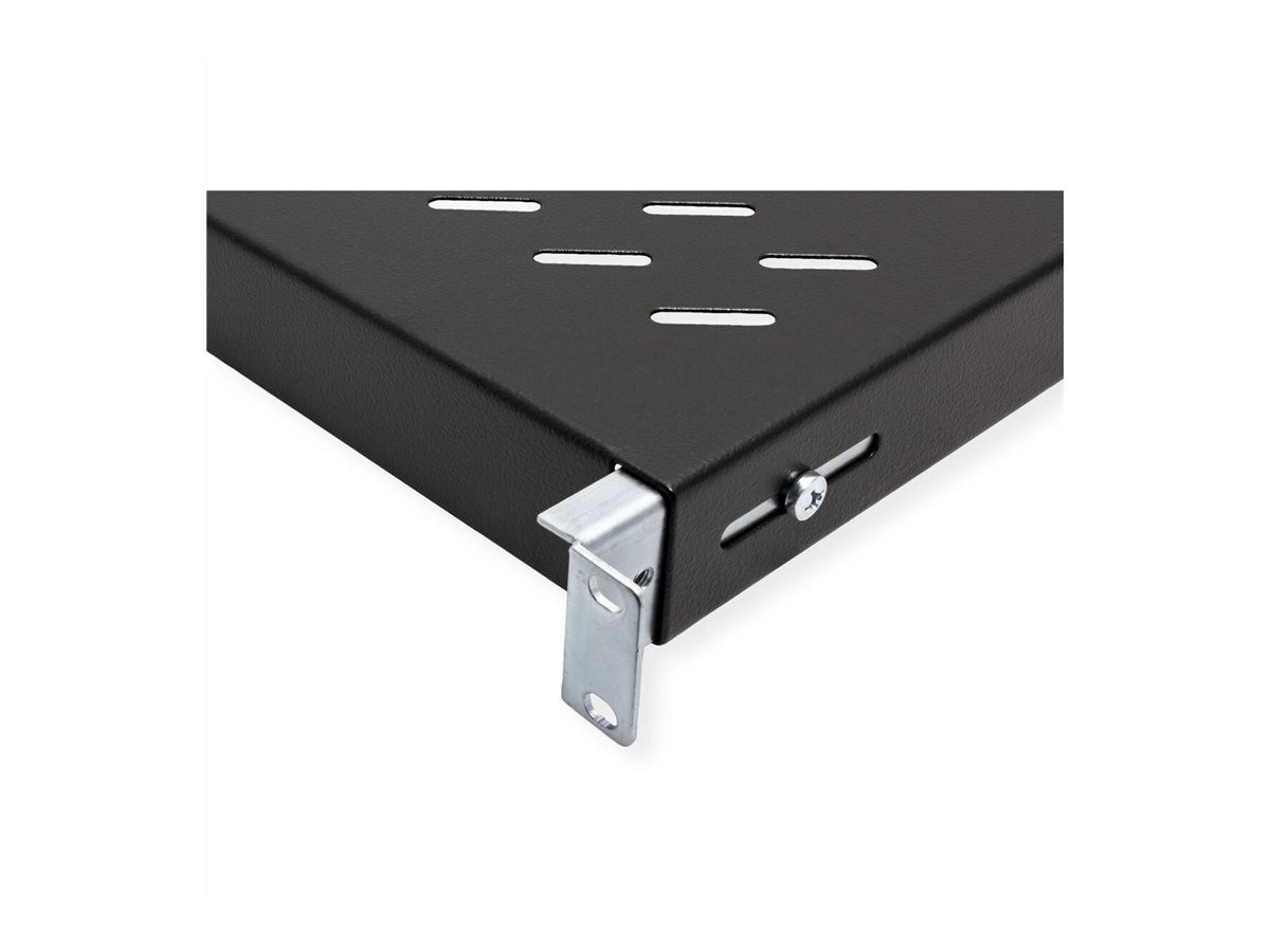 ROLINE Rack - Regal - 500 mm tief, Tragf�higkeit 50 kg - RAL 9005, Jet Black - 1U - 48.3 cm (19)