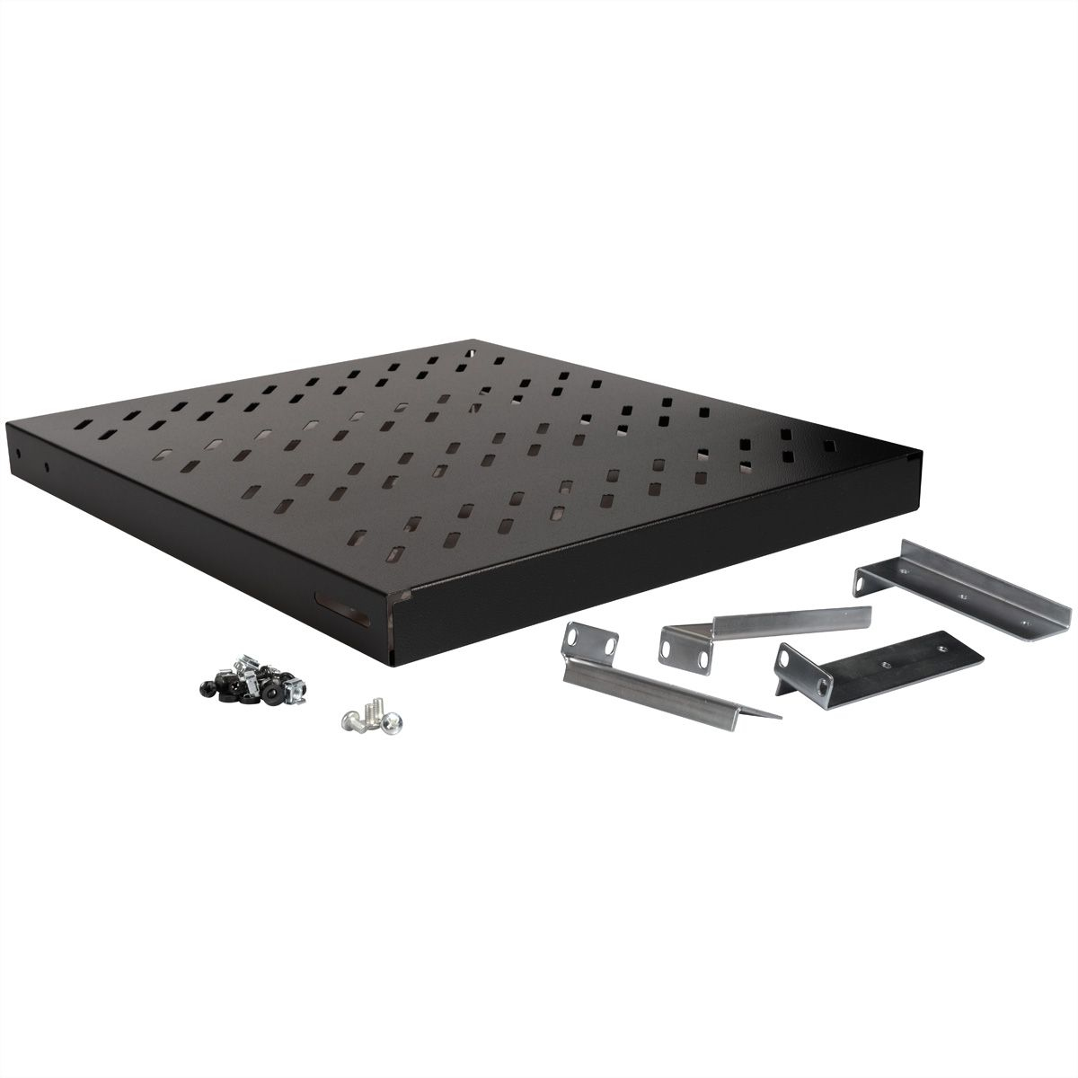 ROLINE Rack - Regal - 500 mm tief, Tragf�higkeit 50 kg - RAL 9005, Jet Black - 1U - 48.3 cm (19)