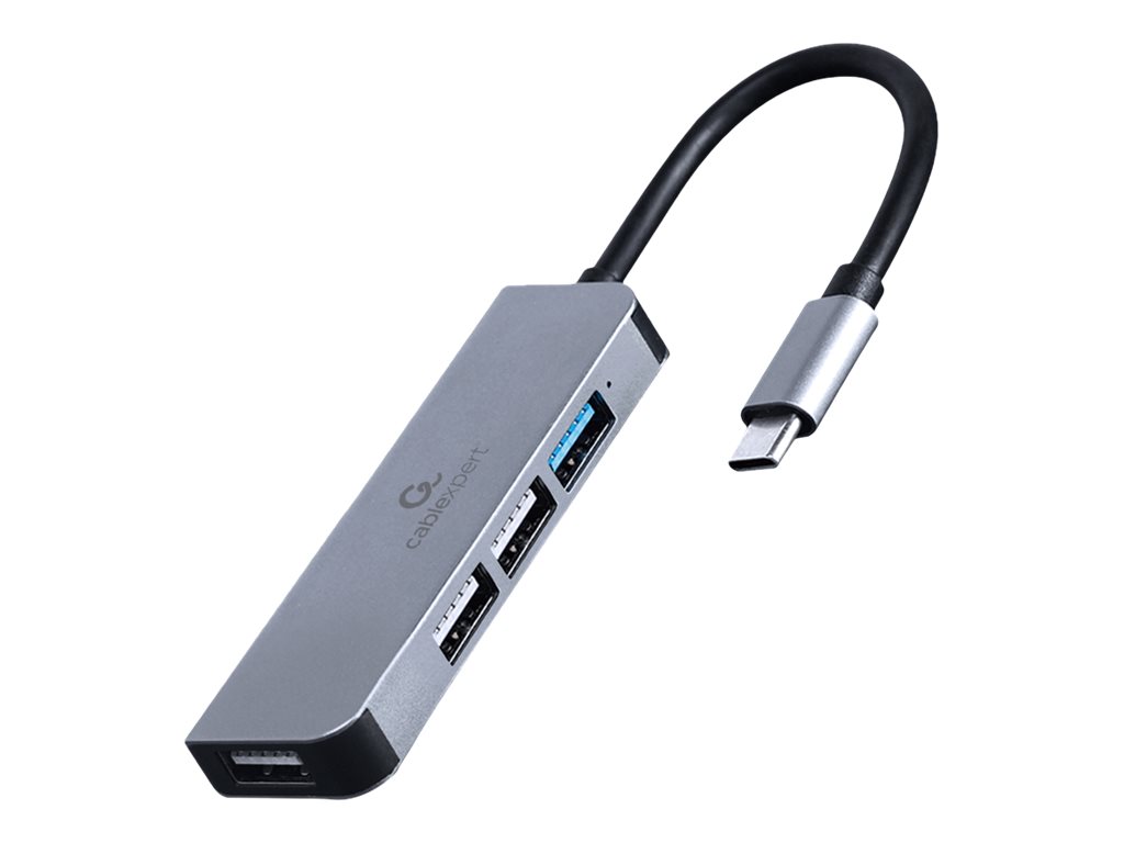 Gembird Cablexpert - Hub - 4-poliger USB-C - 1 x USB 3.1 Gen 1 + 3 x USB 2.0