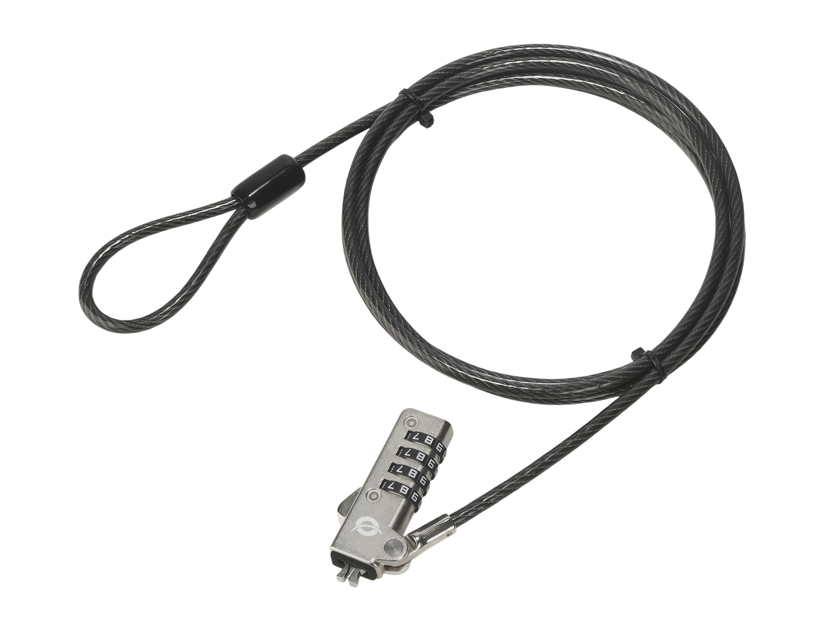 Conceptronic Notebook Zahlenschloss Wedgeslot3.2x4.5mm 1.80m
