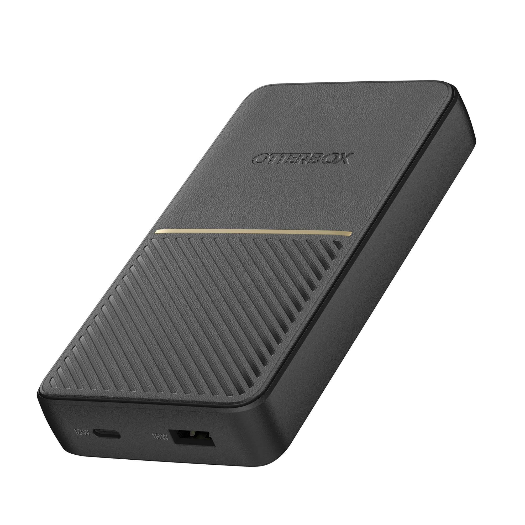 OtterBox Powerbank - 15000 mAh - 18 Watt - 3 A - Apple Fast Charge, Huawei Fast Charge, PE 2.0+, PD 3.0, QC 3.0, AFC, SFCP - 2 Ausgabeanschlussstellen (USB, 24 pin USB-C)