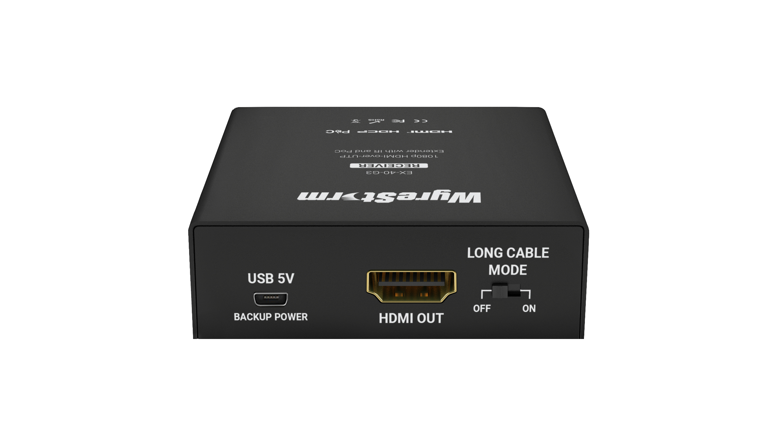 Wyrestorm 1080p HDMI-over-UTP Extender with IR and PoC