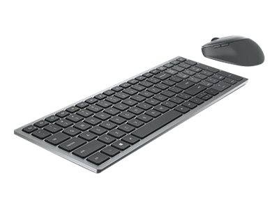 DELL KM7120W tastiera Mouse incluso RF senza fili + Bluetooth QWERTZ Tedesco Grigio, Titanio