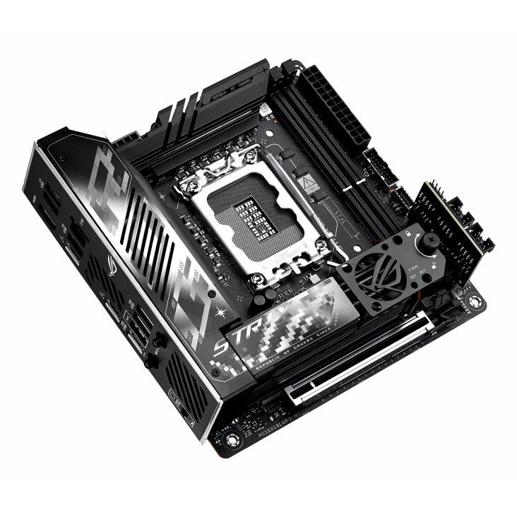 ASUS ROG STRIX Z890-I GAMING WIFI - Motherboard - Mini-ITX - LGA1851-Sockel - Z890 Chipsatz - USB4, USB-C 3.2 Gen 2x2, USB 3.2 Gen 1, USB 3.2 Gen 2 - Wi-Fi 7, Bluetooth, 2.5 Gigabit LAN - Onboard-Grafik (CPU erforderlich)
