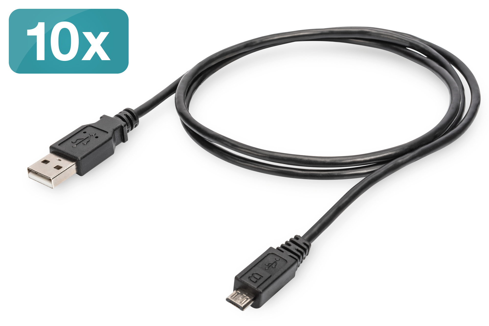 Digitus Cable adaptador USB 2.0, paquete de 10