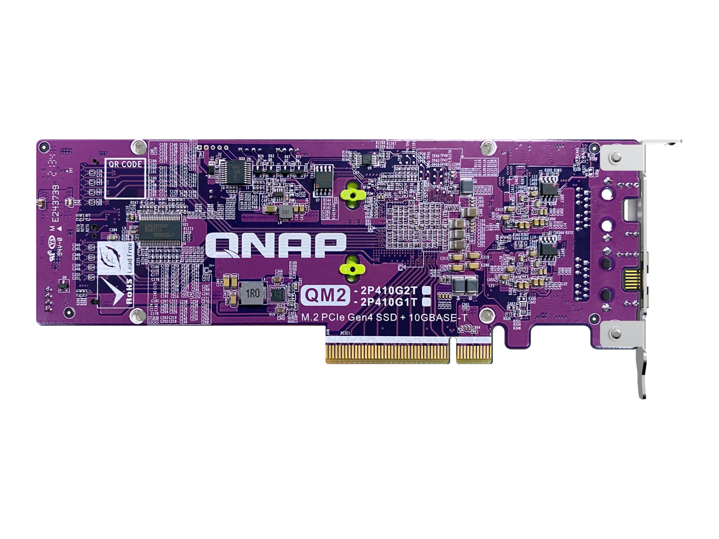 QNAP Card QM2 scheda di interfaccia e adattatore Interno PCIe, RJ-45