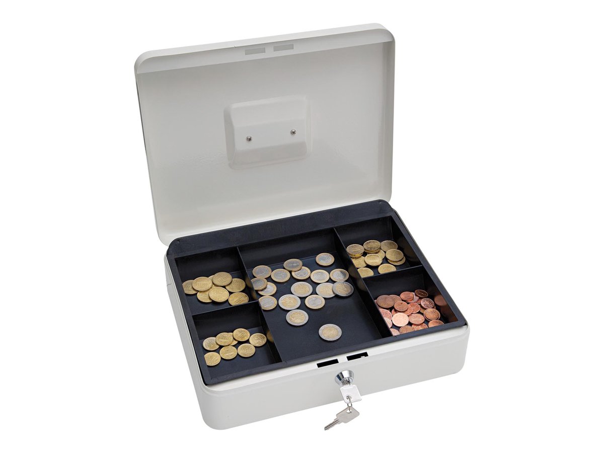 Wedo Cash box size 4 cash/ticket box White