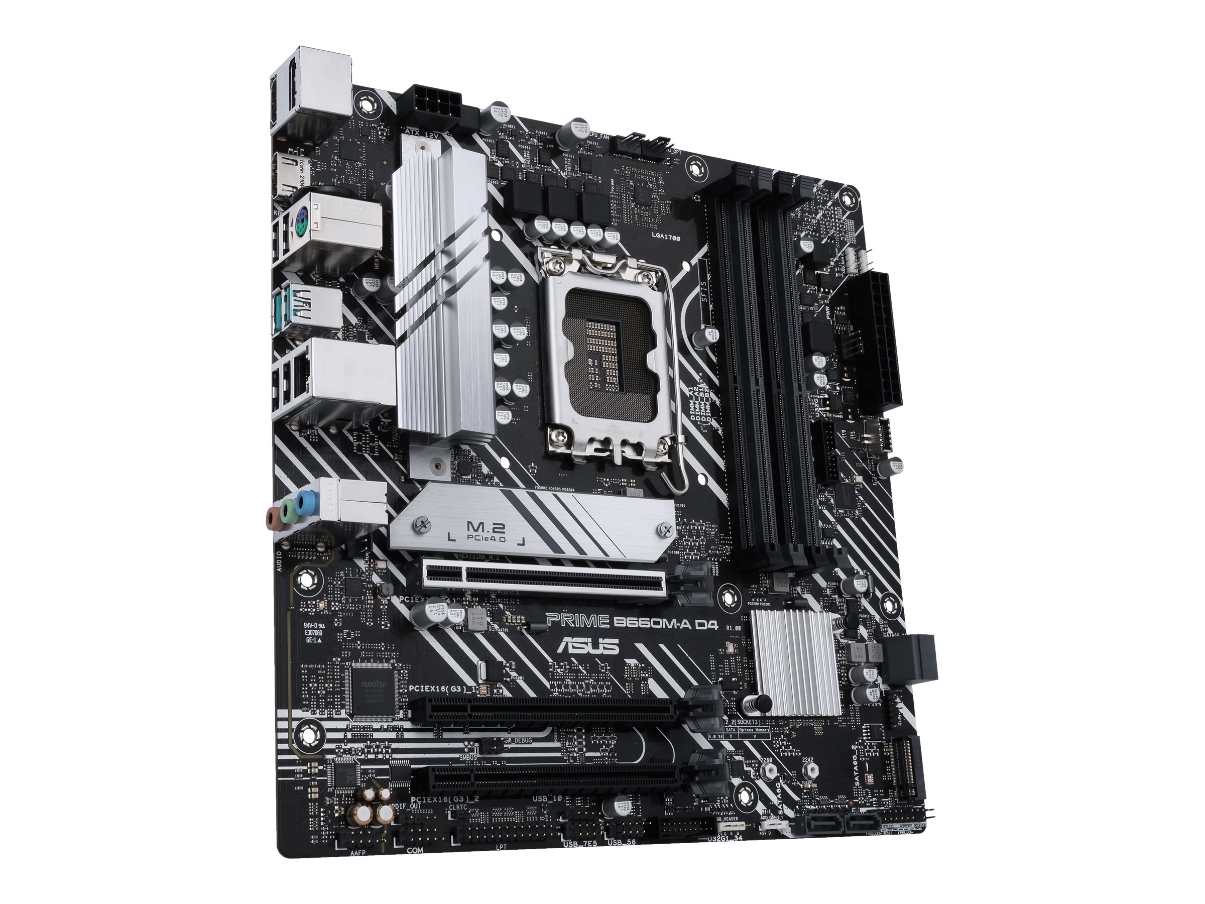 asus prime b660m a d4 micro atx lga1700 motherboard