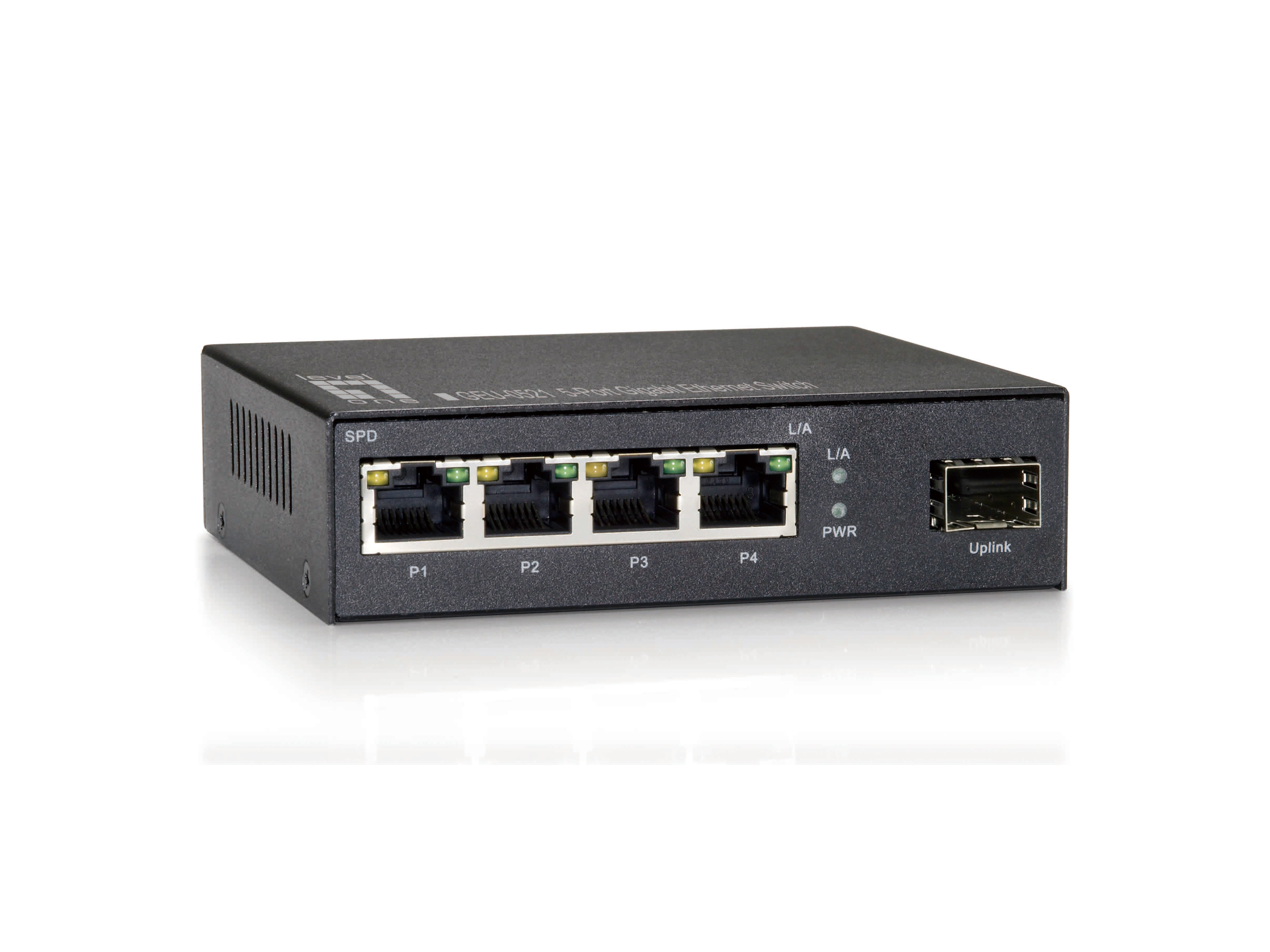 LevelOne GEU-0521 commutateur r�seau Non-g�r� Gigabit Ethernet (10/100/1000) Gris