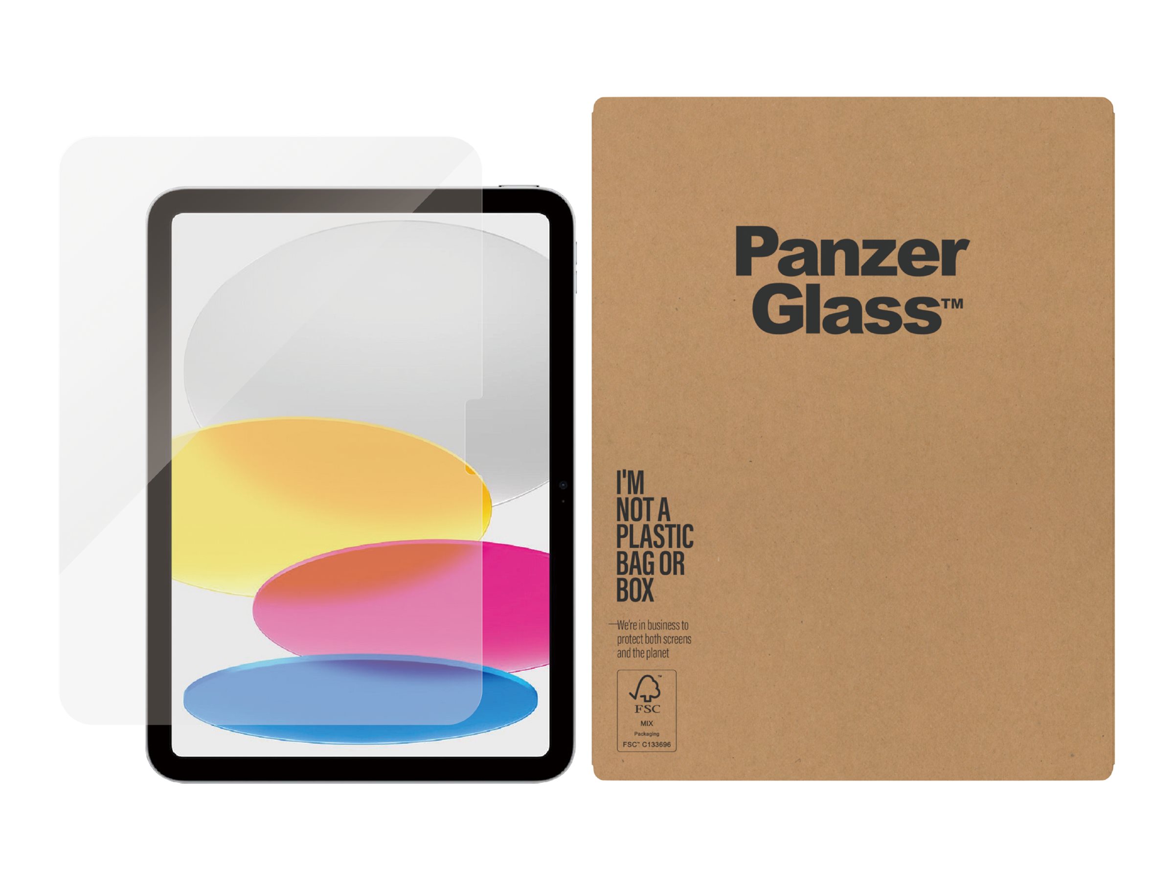 PanzerGlass � Screen Protector iPad Air 11 (2025-2024) | iPad 11 (2025-2024) | iPad 10.9 (2022) | Ultra-Wide Fit | Bulk Protector de pantalla Apple 50 pieza(s)