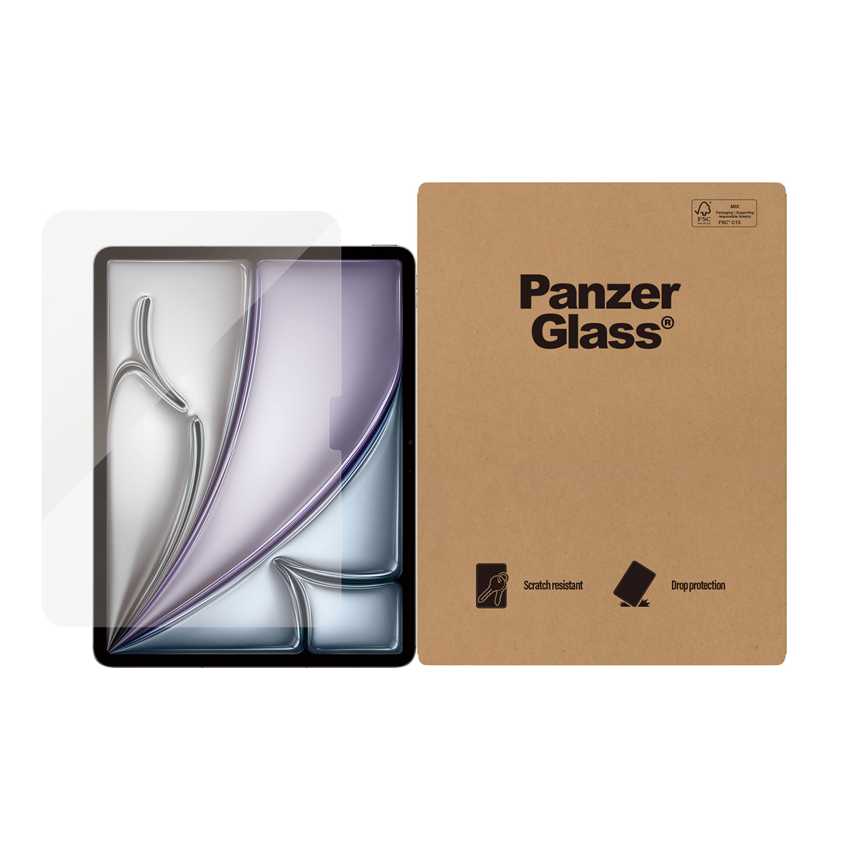 PanzerGlass Bildschirmschutz f�r Tablet - ultrabreite Passform - Glas - f�r Apple 10.9-inch iPad Air (4. Generation)