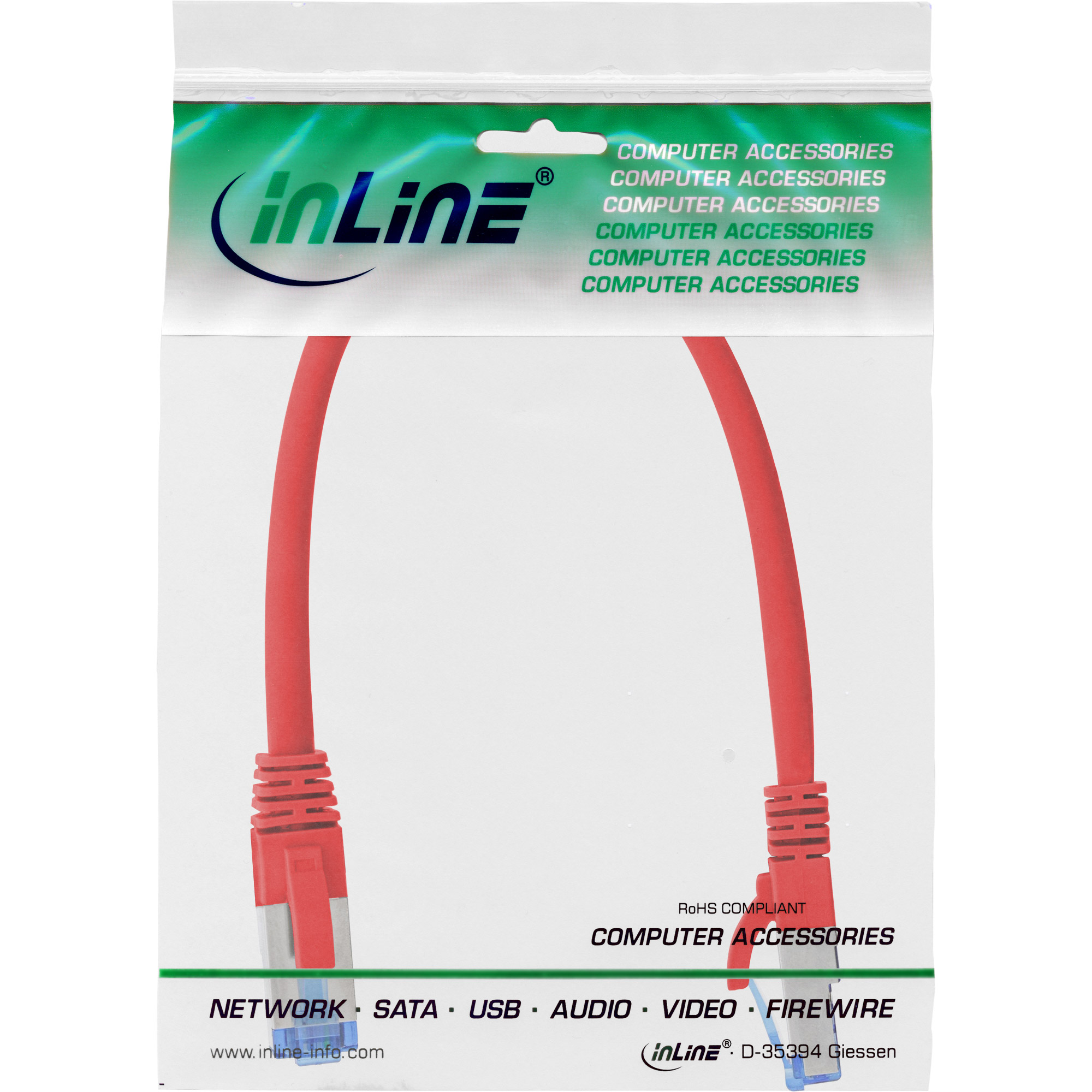 InLine Patch-Kabel - RJ-45 (M) zu RJ-45 (M)