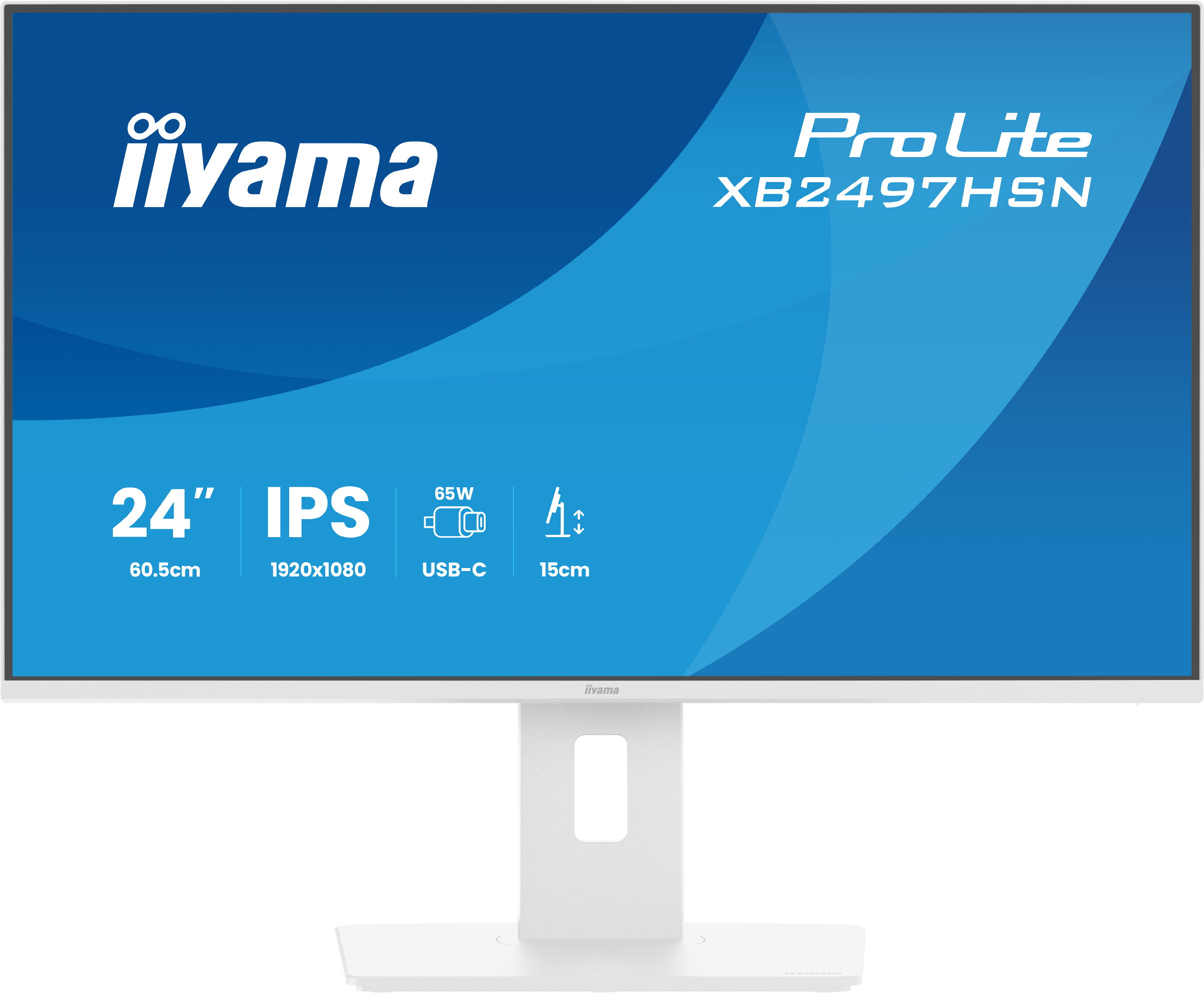 iiyama ProLite XB2497HSN-W1 computer monitor 60.5 cm (23.8) 1920 x 1080 pixels Full HD LED White