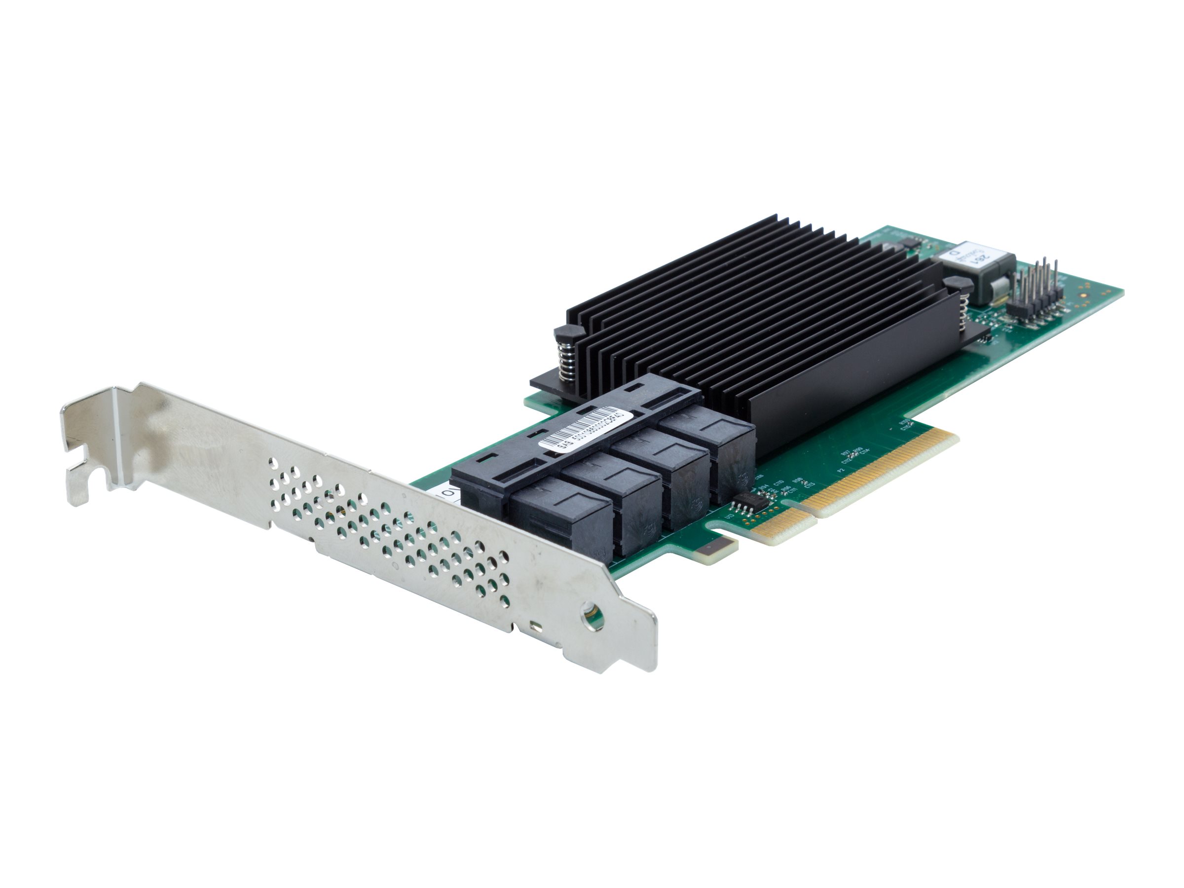 ATTO 16-Port Internal 12Gb SAS/SATA to x8 PCIe 4.0 Host Bus Adapter Low