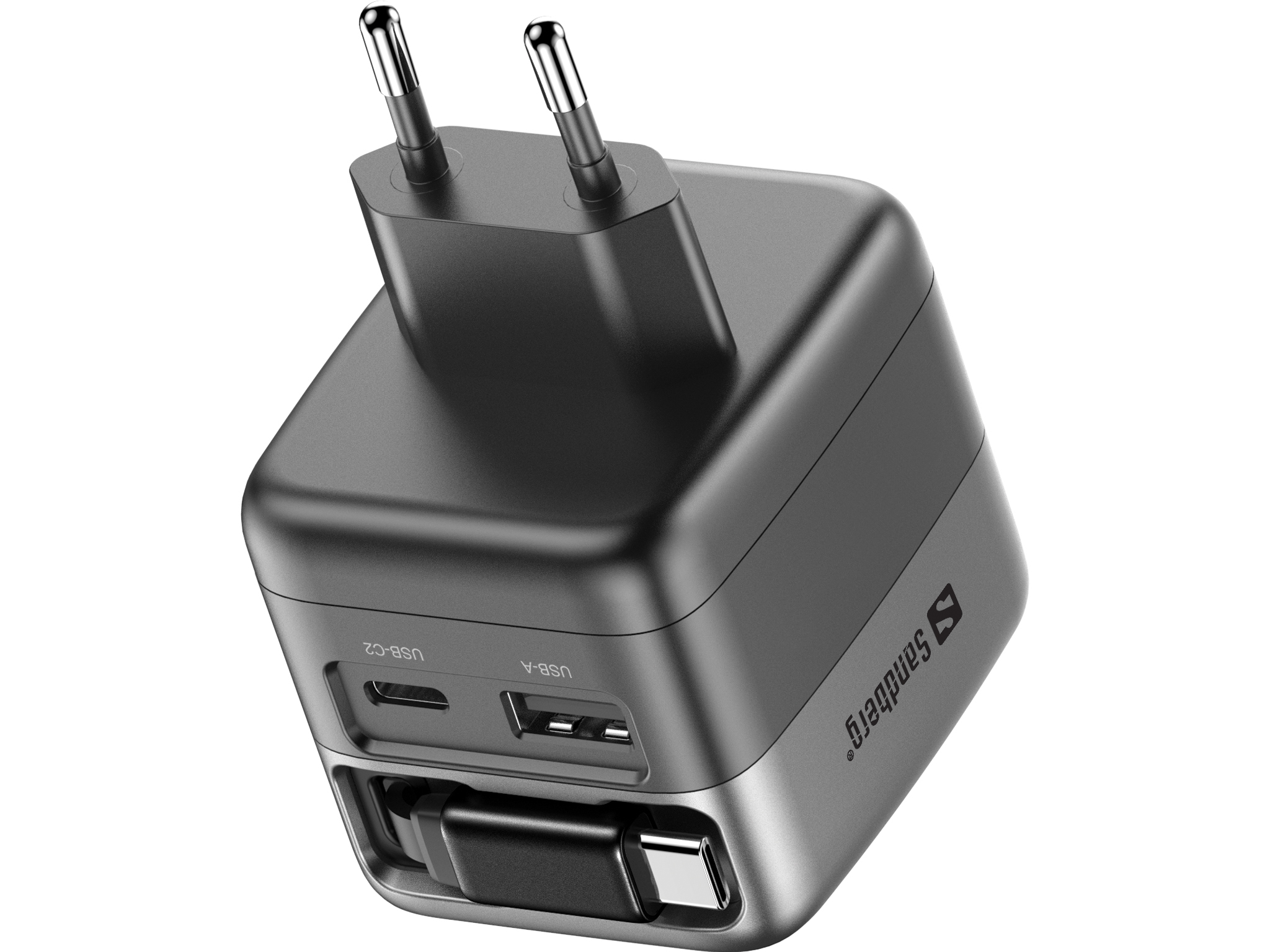 SANDBERG Charger PD65W Display+ Cable