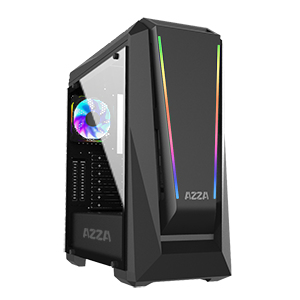 AZZA Chroma 410A - Tower - ATX - Seitenteil mit Fenster (geh�rtetes Glas)