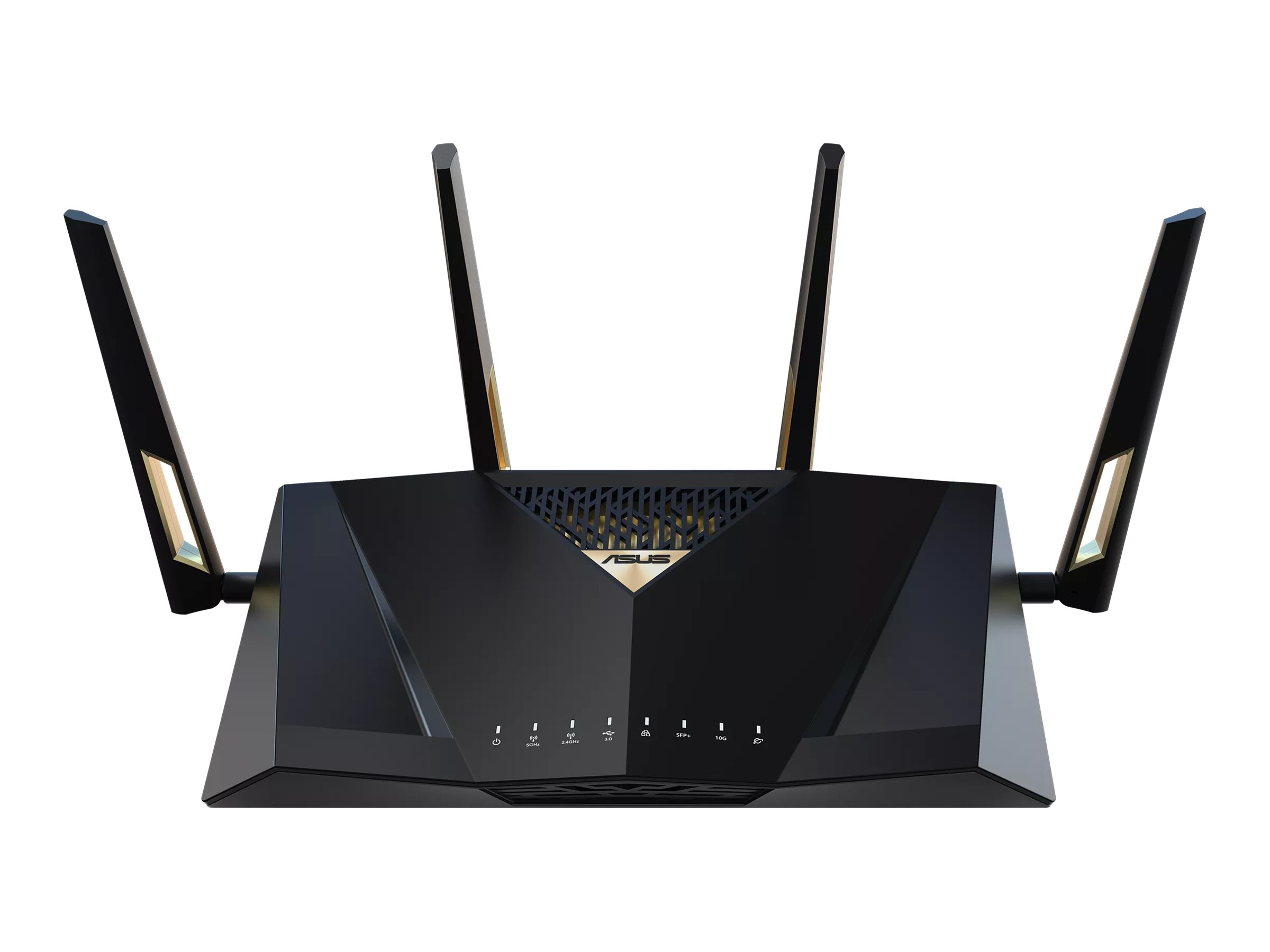 ASUS RT-BE88U router wireless 10 Gigabit Ethernet Dual-band (2.4 GHz/5 GHz) Nero, Grigio