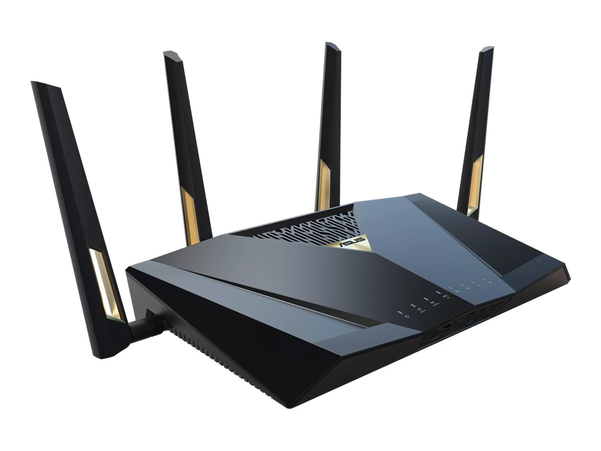 ASUS RT-BE88U router wireless 10 Gigabit Ethernet Dual-band (2.4 GHz/5 GHz) Nero, Grigio