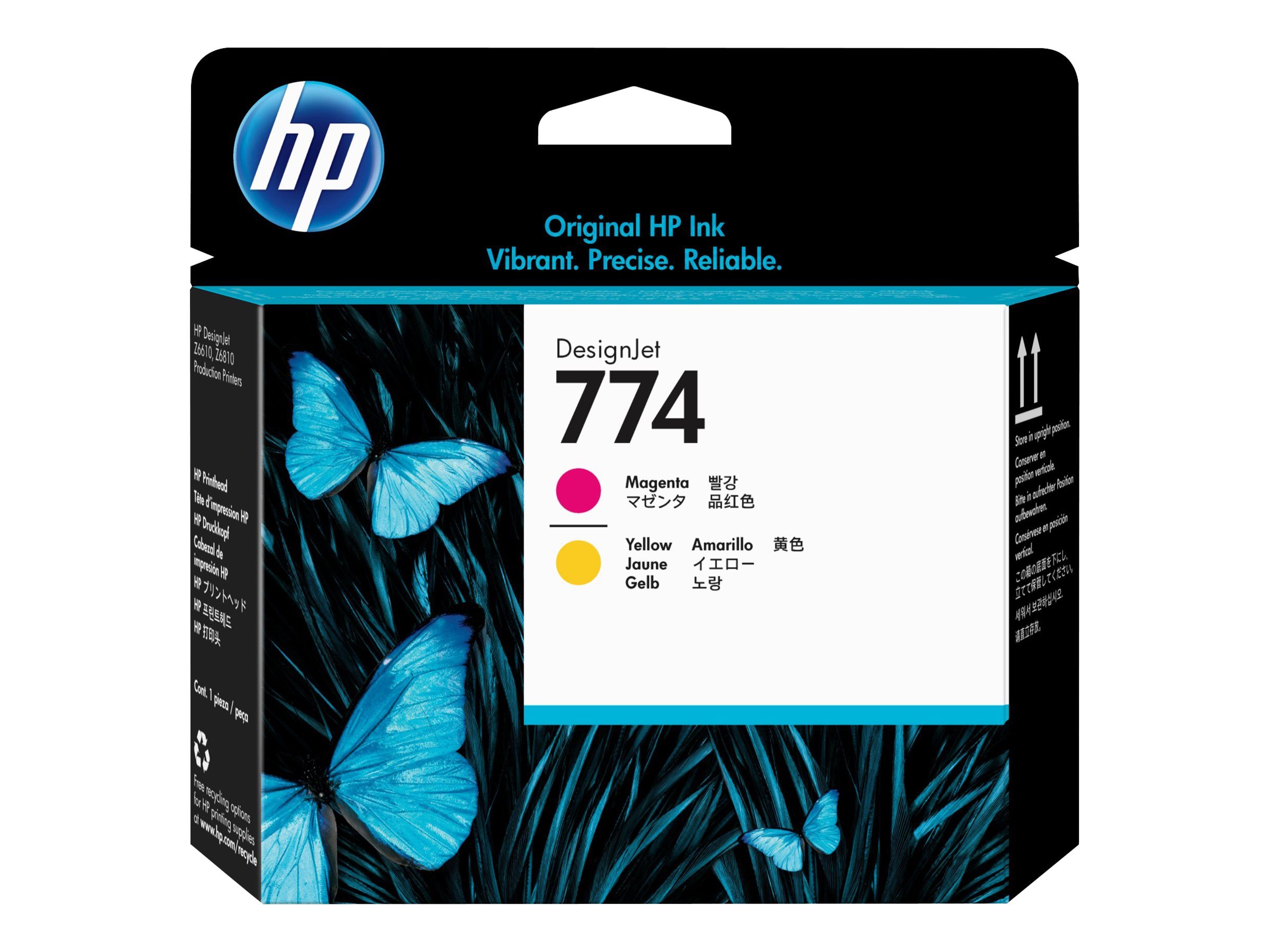 HP 774 Magenta/Yellow DesignJet Printhead