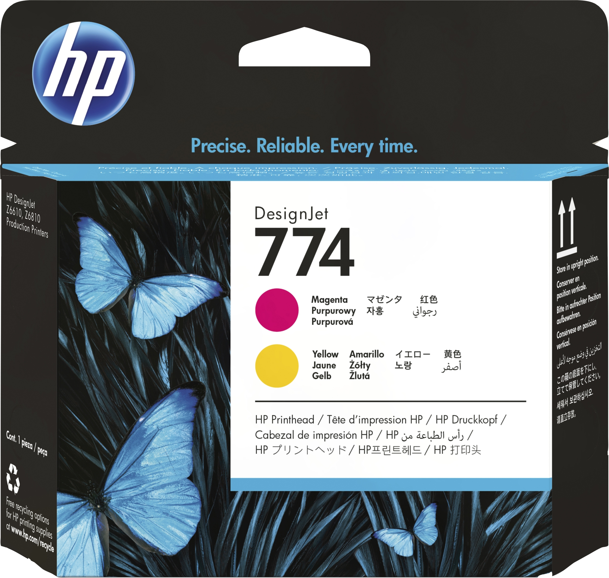 HP 774 Magenta/Yellow DesignJet Printhead