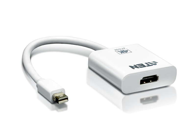 ATEN Adaptateur actif Mini DisplayPort vers HDMI 4K