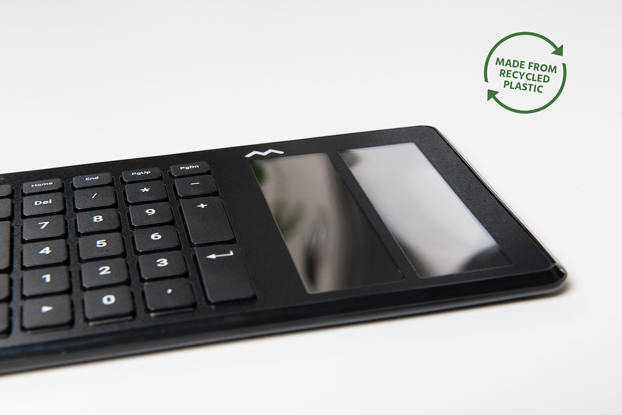 Mousetrapper Type tastiera Ufficio USB + Bluetooth Nordic Nero