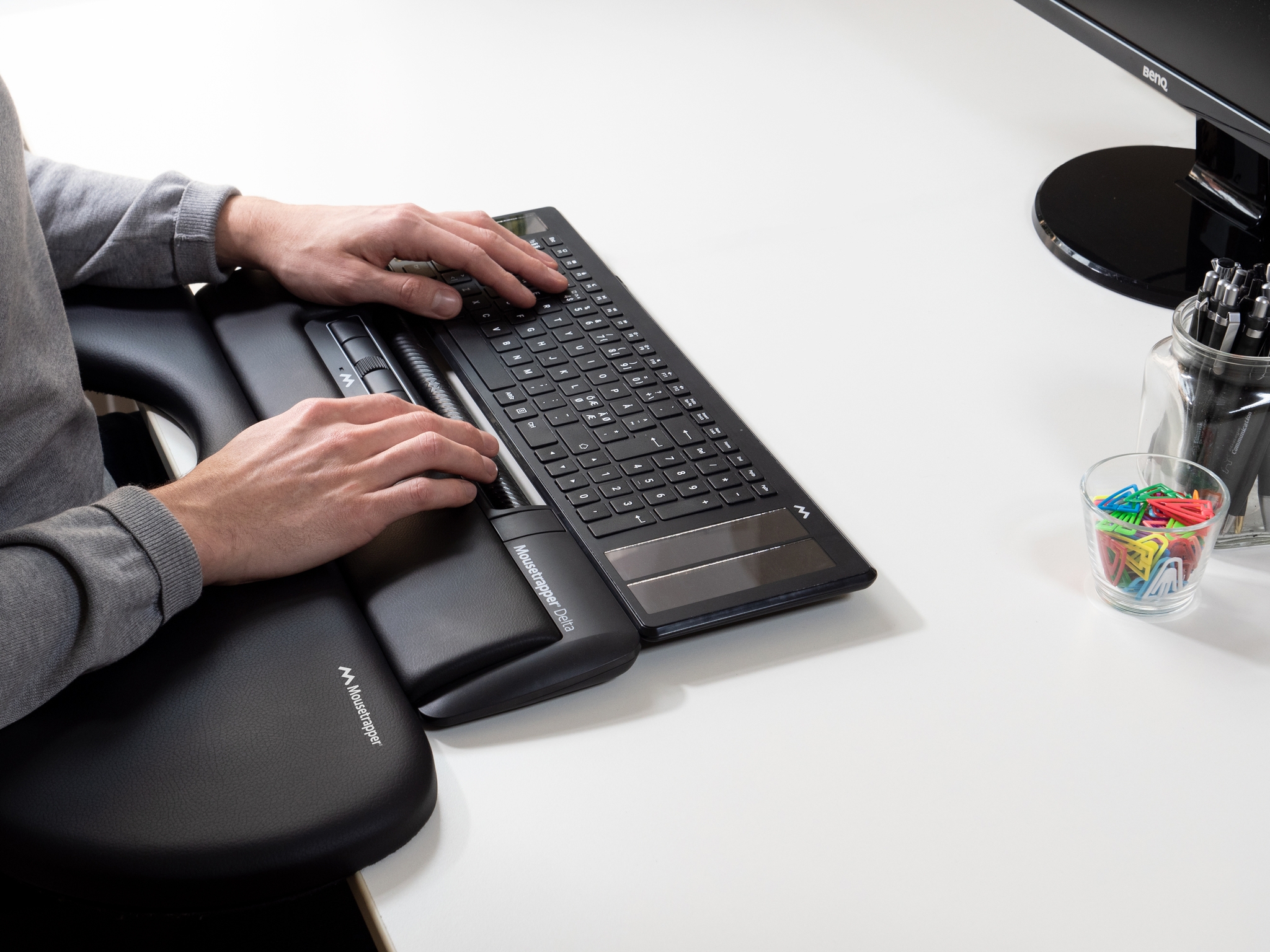 Mousetrapper Type tastiera Ufficio USB + Bluetooth Nordic Nero