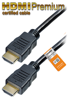 Transmedia C 215-3 - 3 m - HDMI Typ A (Standard) - HDMI Typ A (Standard) - 3D - 18 Gbit/s - Schwarz