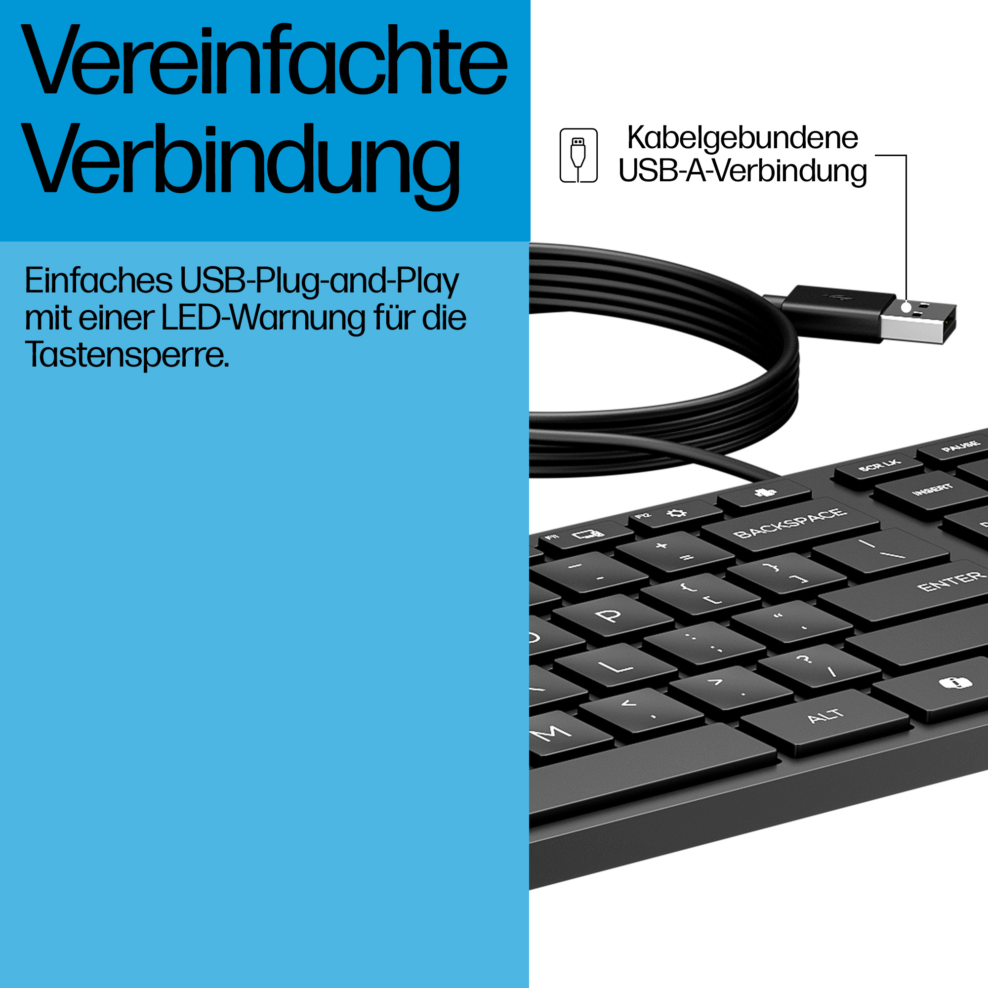 HP 320K Wired Keyboard