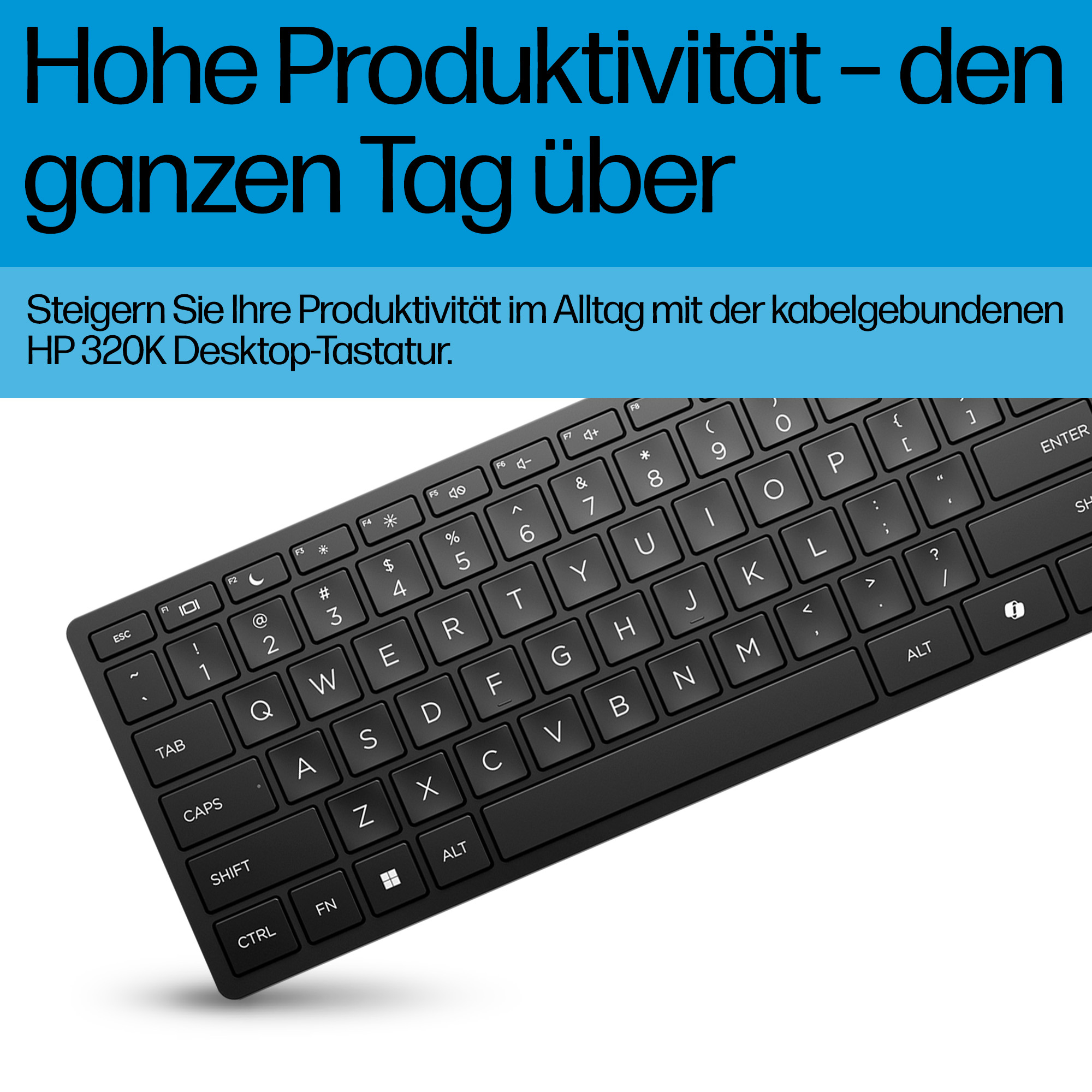 HP 320K Wired Keyboard