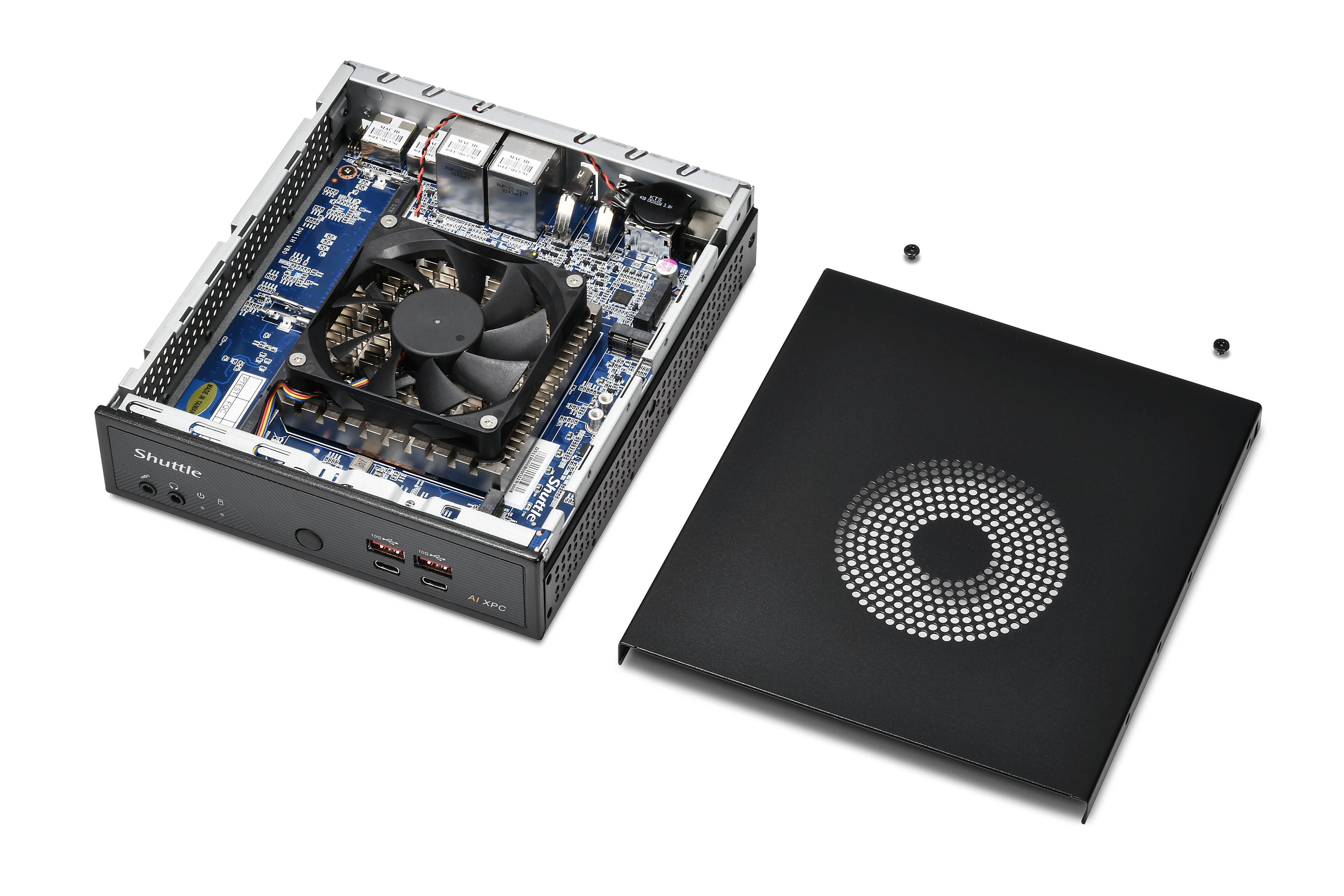 Shuttle Slim AI PC DN11H9 1,35 l tama�o PC Negro 185H Intel� SoC