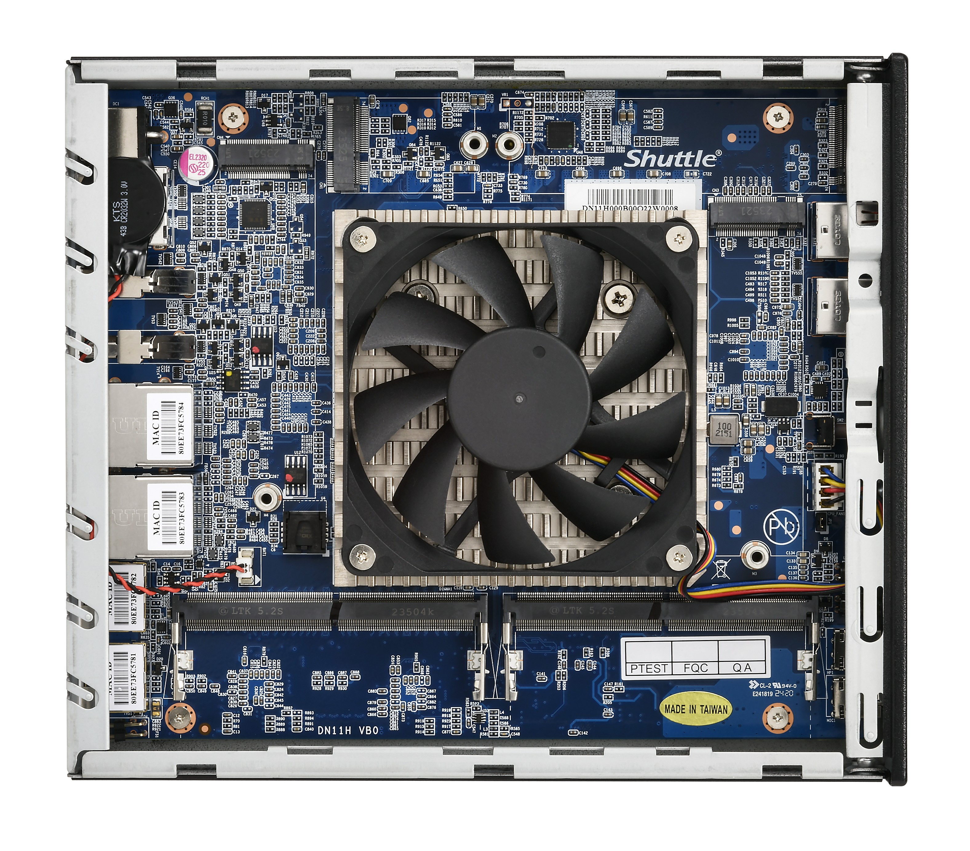 Shuttle Slim AI PC DN11H9 1,35 l tama�o PC Negro 185H Intel� SoC