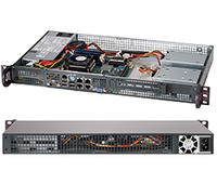Supermicro CSE-505-203B sistema barebone per server Rack (1U)