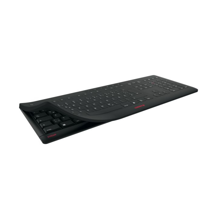 Cherry JK-8552EU-2  CHERRY Stream keyboard RF Wireless + USB QWERTY  English Black