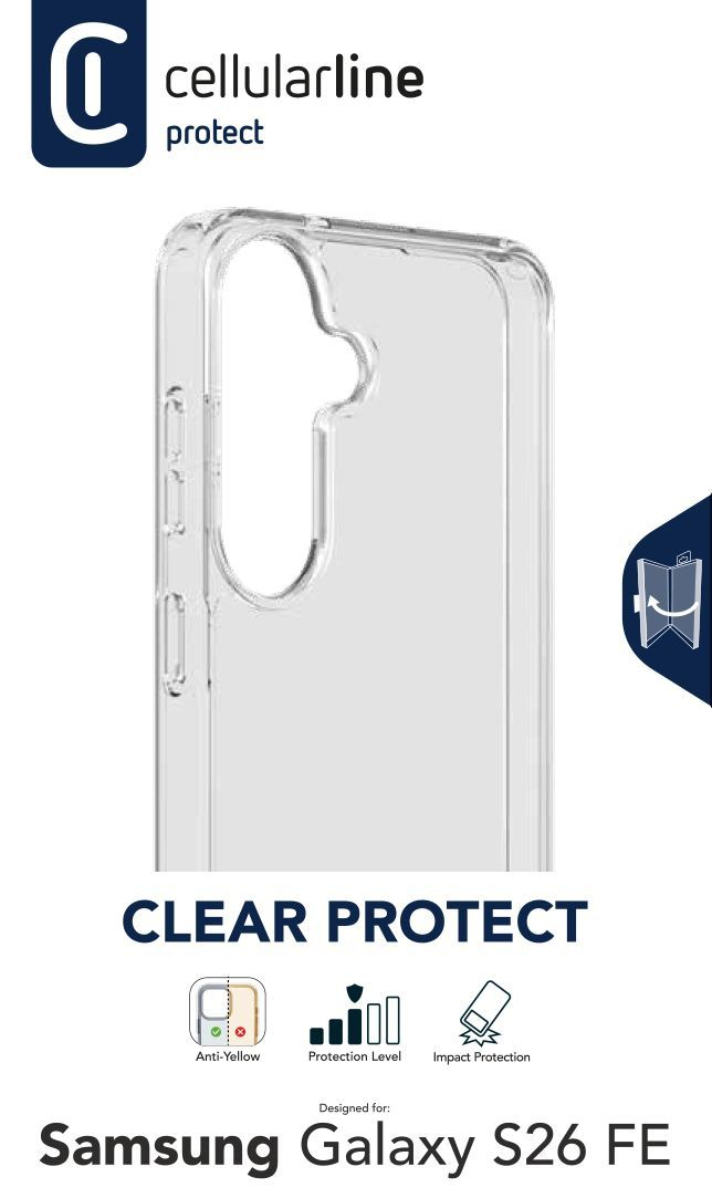 Cellularline CLEAR PROTECT - GALAXY S26 FE