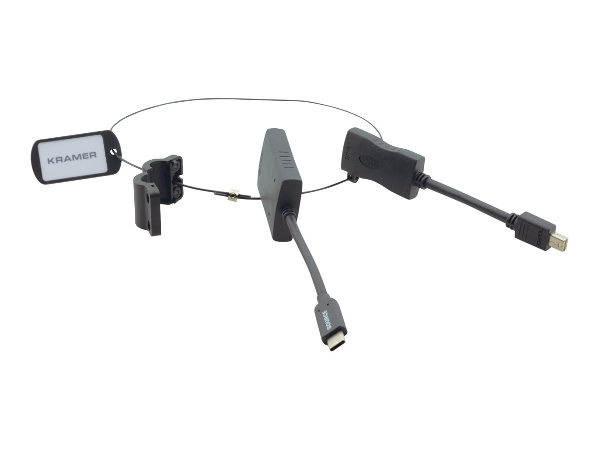 Kramer Electronics Kramer AD-RING-4 - Video-/Audio-Adapter-Kit - Schwarz