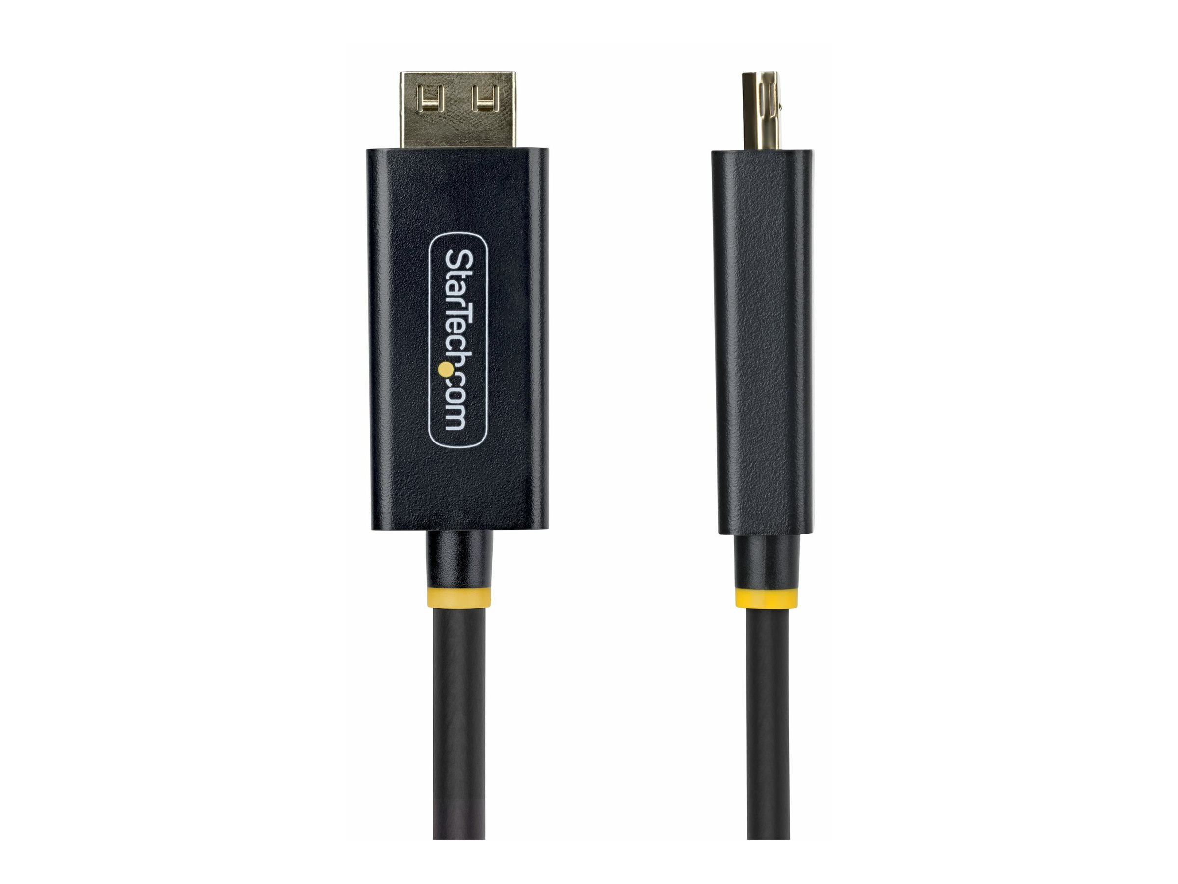 StarTech.com 3m DisplayPort to HDMI Adapter Cable with Gripping Connectors, 4K 60Hz, HDR, Uni-Directional DP to HDMI Video Converter, DP Desktop to HDMI Monitor