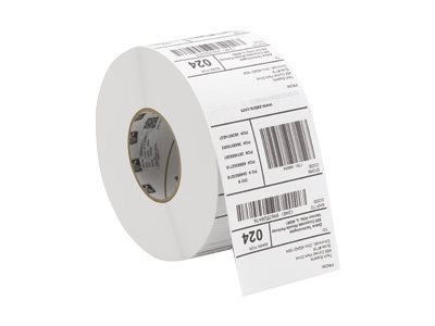 Zebra Z-Select 2000T - Papier - matt - permanenter Acrylklebstoff - Oberseite beschichtet - 139 Mikron - ZBR2100 wei - 102 x 152 mm 400 Etikett(en) (2 Rolle(n)