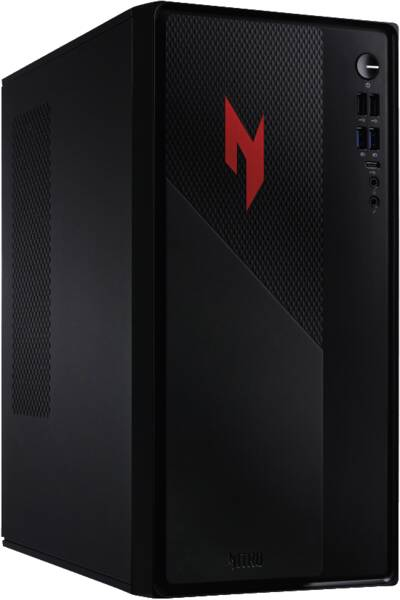 Acer Nitro 20 N20-101-RPL - Tower - Core 5 210H / 2.2 GHz - RAM 16 GB - SSD 512 GB - GeForce RTX 5060 - 1GbE, Wi-Fi 6E, Bluetooth - WLAN: 802.11a/b/g/n/ac/ax (Wi-Fi 6E)