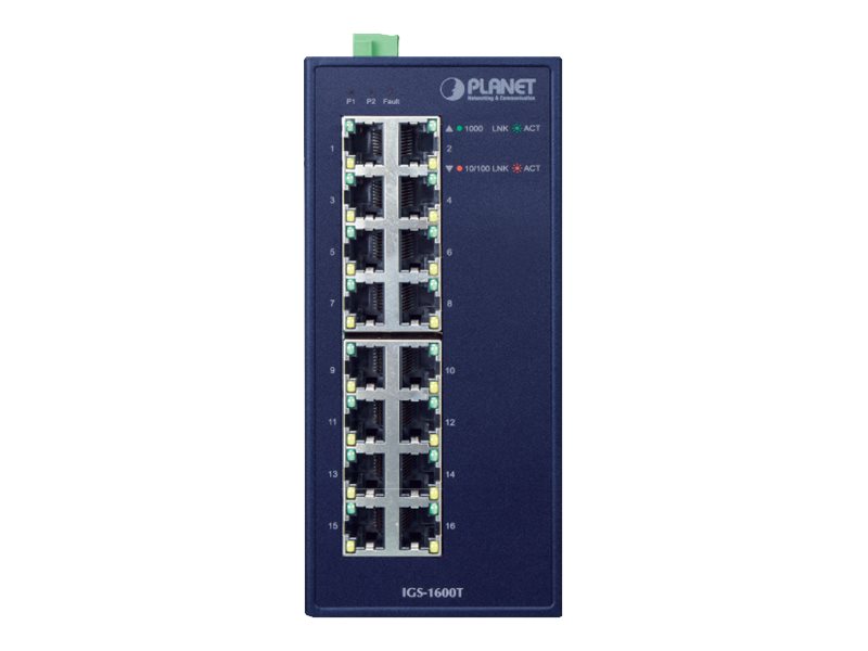 Planet IGS-1600T - Switch - 16 x 10/100/1000