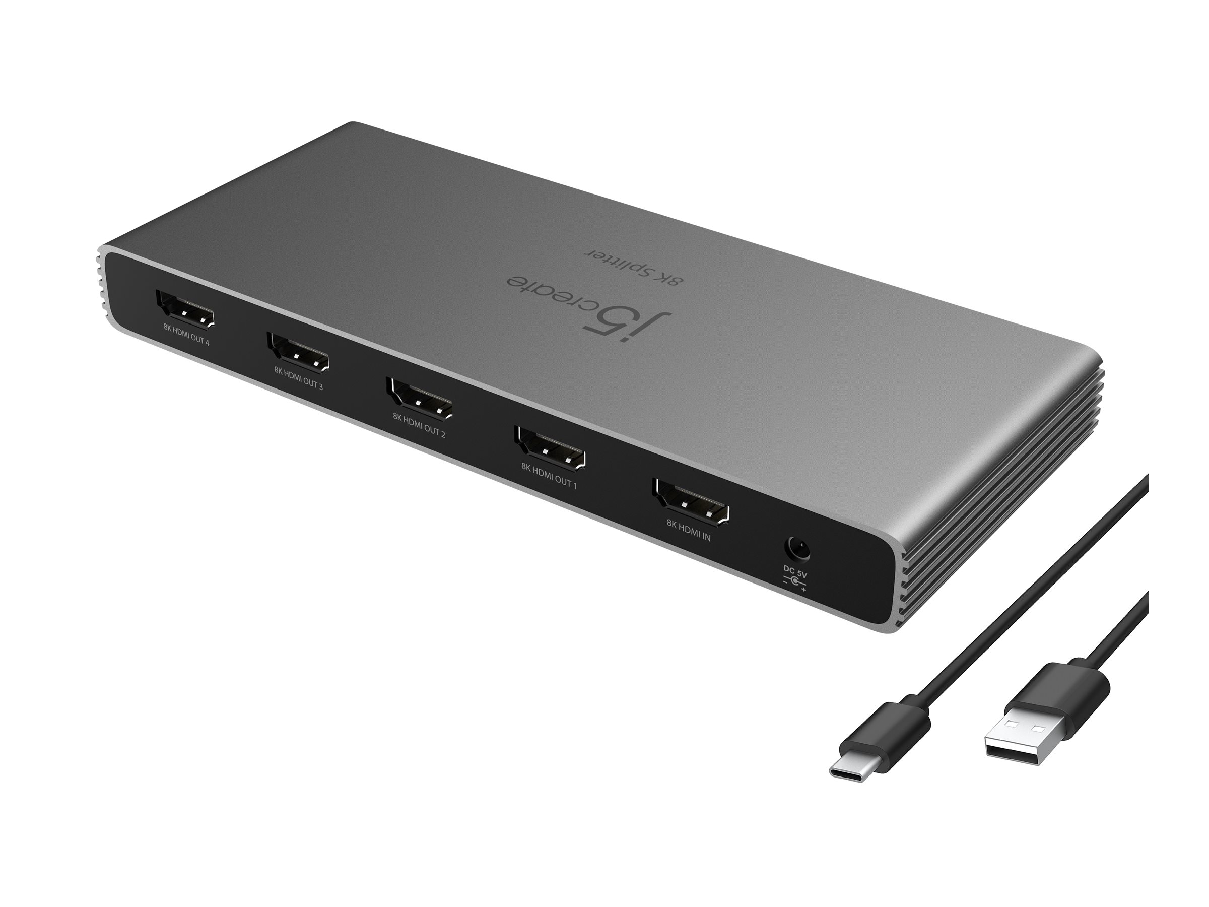 j5create JDSH814 8K HDMI 2.1 4-Way Splitter