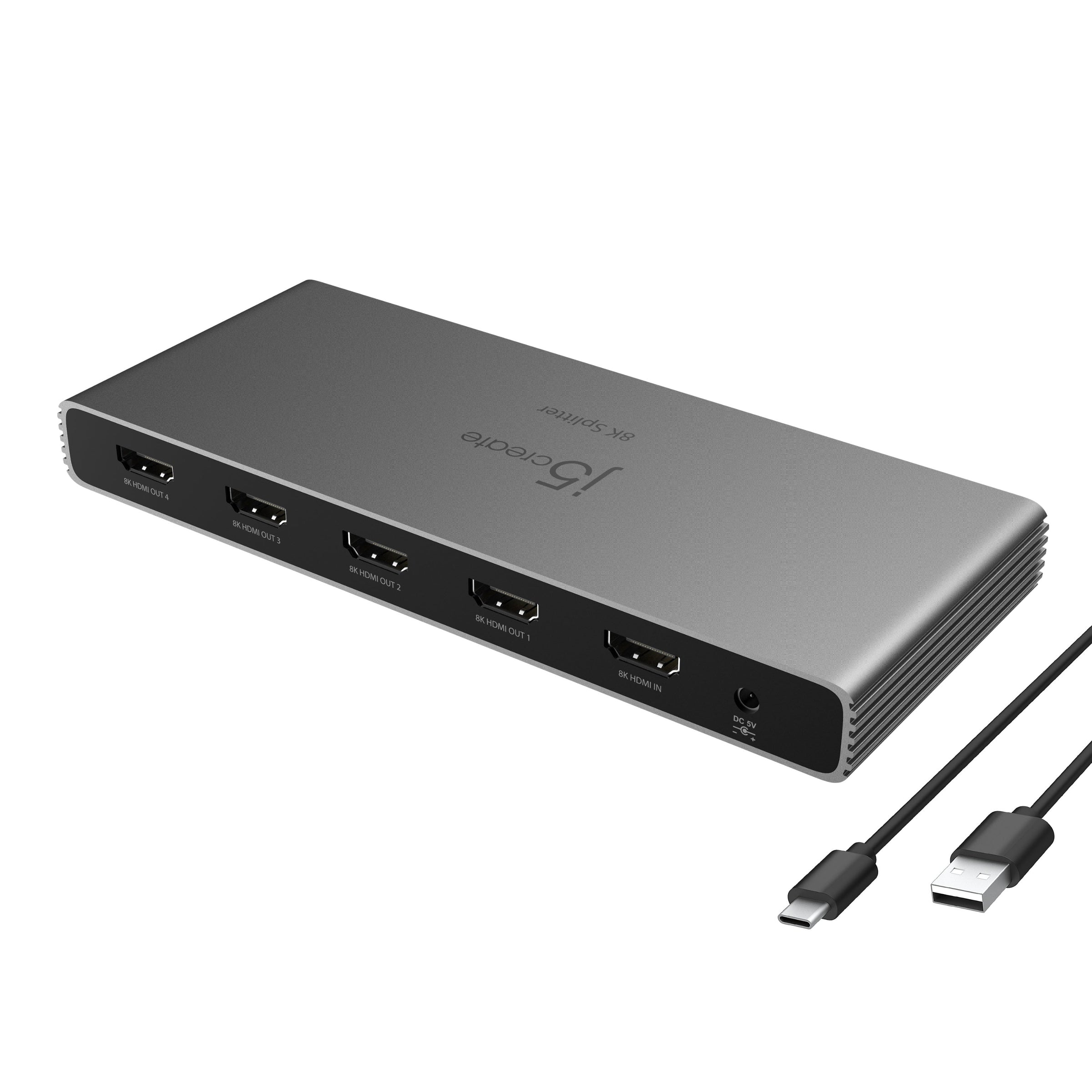 j5create JDSH814 8K HDMI 2.1 4-Way Splitter