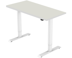 celexon elektrisch h�henverstellbarer Schreibtisch Economy eAdjust-71121 - weiss inkl