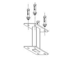 celexon Deckenabstandshalter f�r Professional Plus Anbau-Leinw�nde 40cm