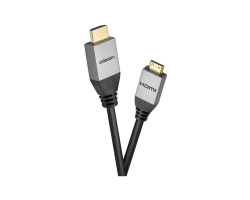 celexon HDMI auf Micro Kabel mit Ethernet - 2.0a/b 4K - Professional - Adapter - Digital/Display/Video