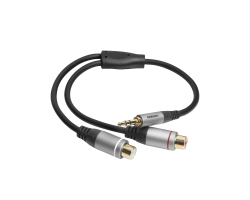 celexon Stereo Klinke auf 2x Cinch M/F Audioadapter - Professional - Adapter - Audio/Multimedia