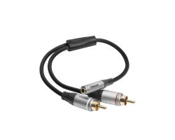 celexon 2x Cinch auf Stereo Klinke M/F Audioadapter - Professional - Adapter - Audio/Multimedia