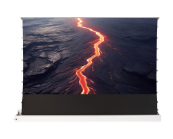 celexon Bodenleinwand UST HomeCinema Plus 100 Weiss - Leinwand - 254 cm