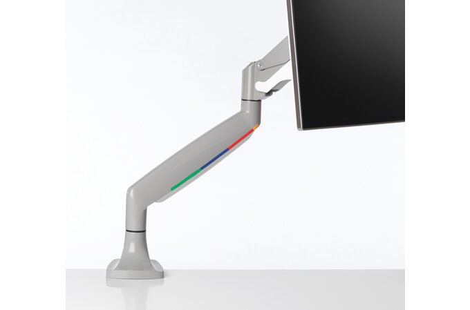 Kensington SmartFit One-Touch Dual Monitor Arm - Befestigungskit - einstellbarer Arm - f�r 2 Monitore - Metall - silbergrau - Bildschirmgr��e: 33-81.3 cm (13-32)