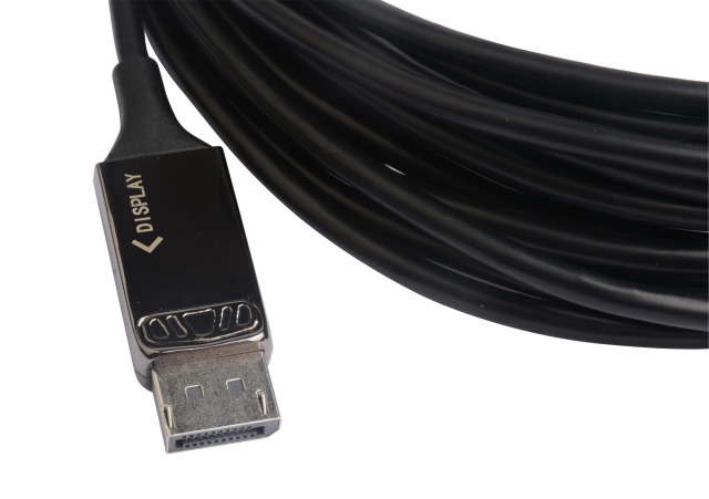 Techly ICOC-DSP-HY-050 cable DisplayPort 50 m Negro